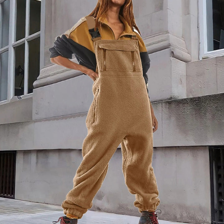 Marie™ | Verstelbare jumpsuit van corduroyfleece