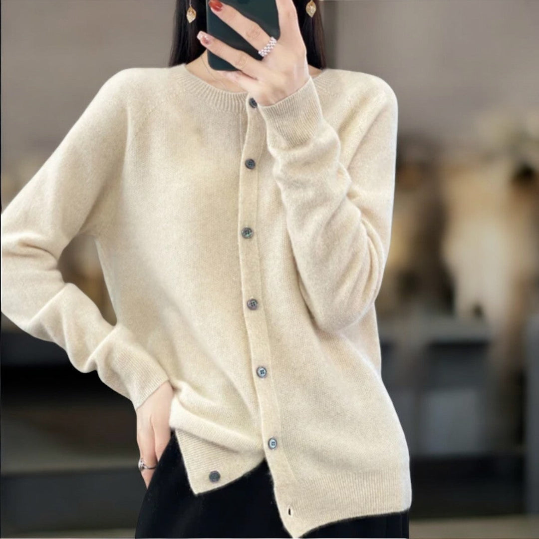 Annika™ | Elegante Wollen Cardigan