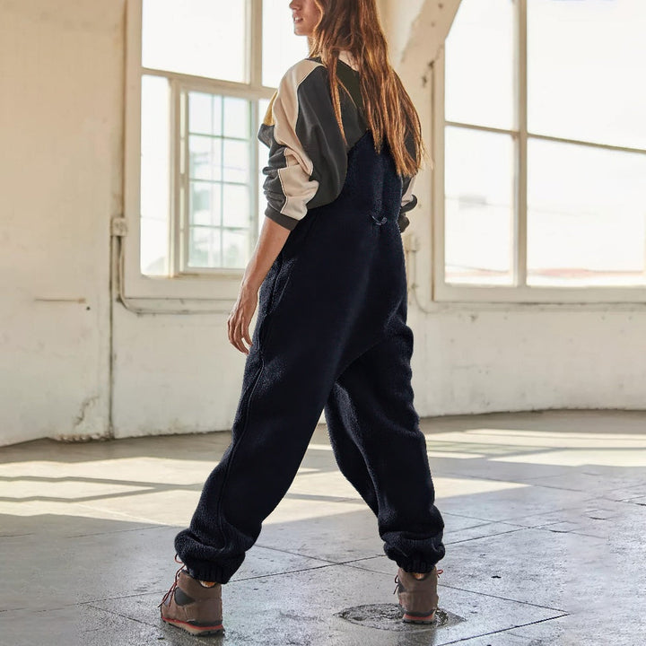 Marie™ | Verstelbare jumpsuit van corduroyfleece