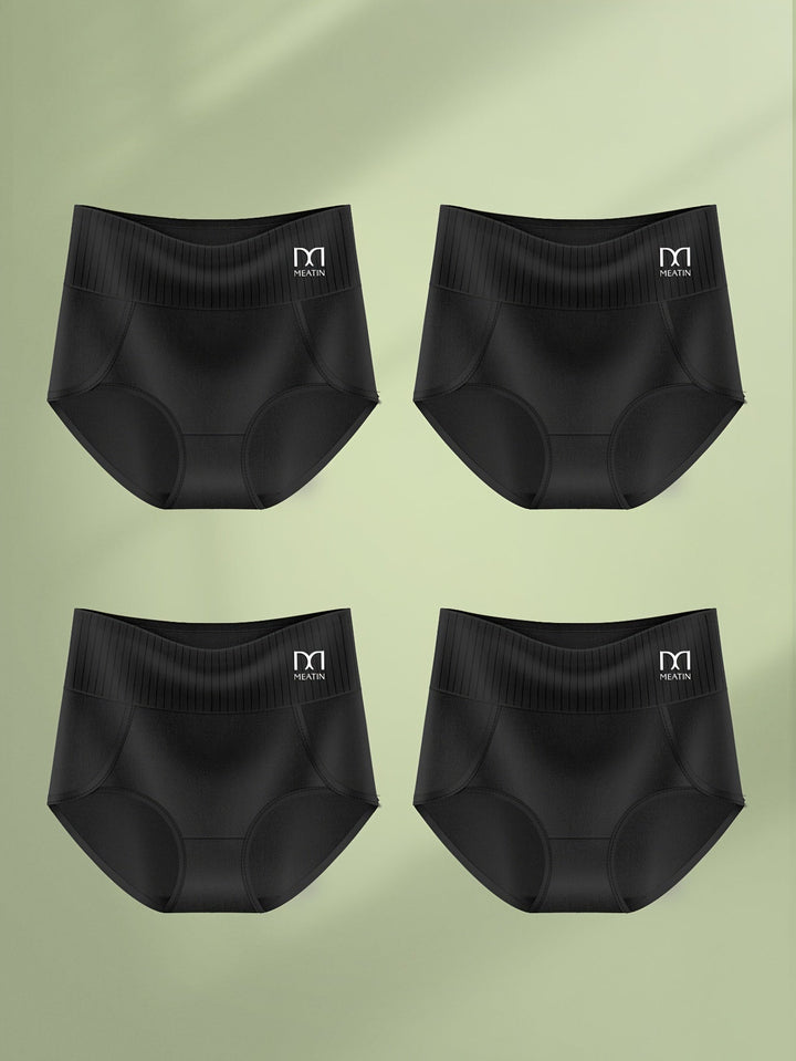 6-Pack Hoge Taille Buikcontroleslips - Ademend, Comfortabel & Vormend