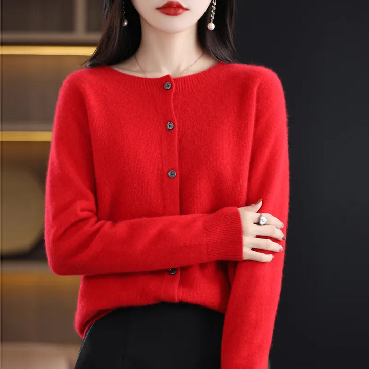 Annika™ | Elegante Wollen Cardigan